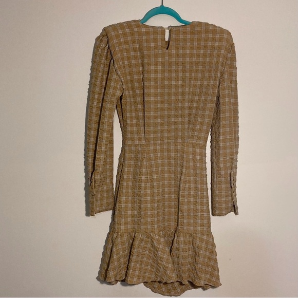 Nocturne Yellow Ruffled  Dress | Size 34 | Chic | Versatile | Unique - Picture 3 of 12